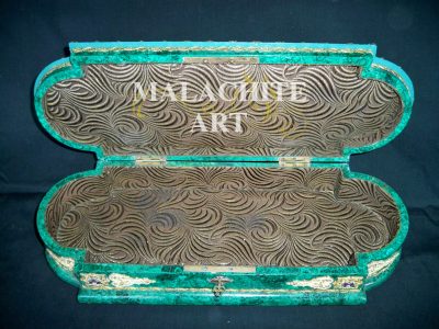 1830 Russioan Malachite Box